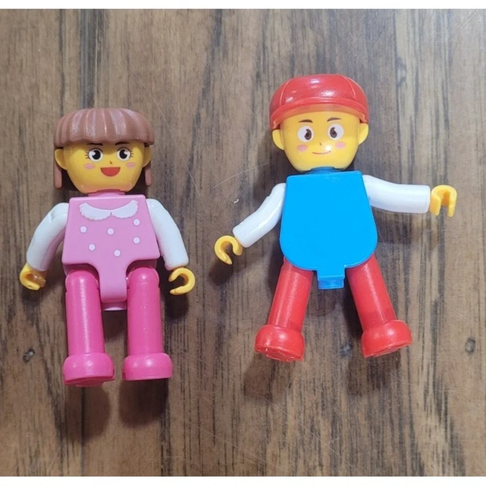 Lego Duplo Lot of 2 Figures Children Boy & Girl Brother & Sister Family Child